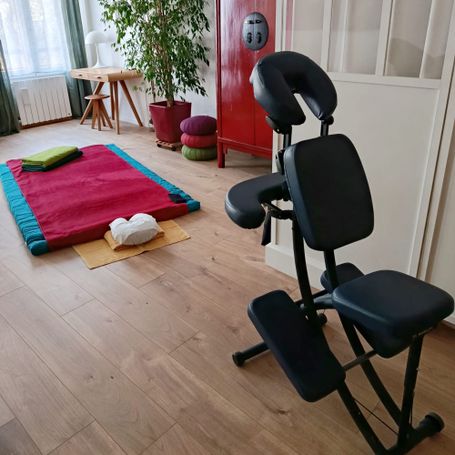 L'espace shiatsu et massage assis (c) Vanessa Cour 2026